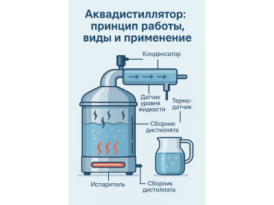 Что такое аквадистиллятор: принцип работы, виды и применение